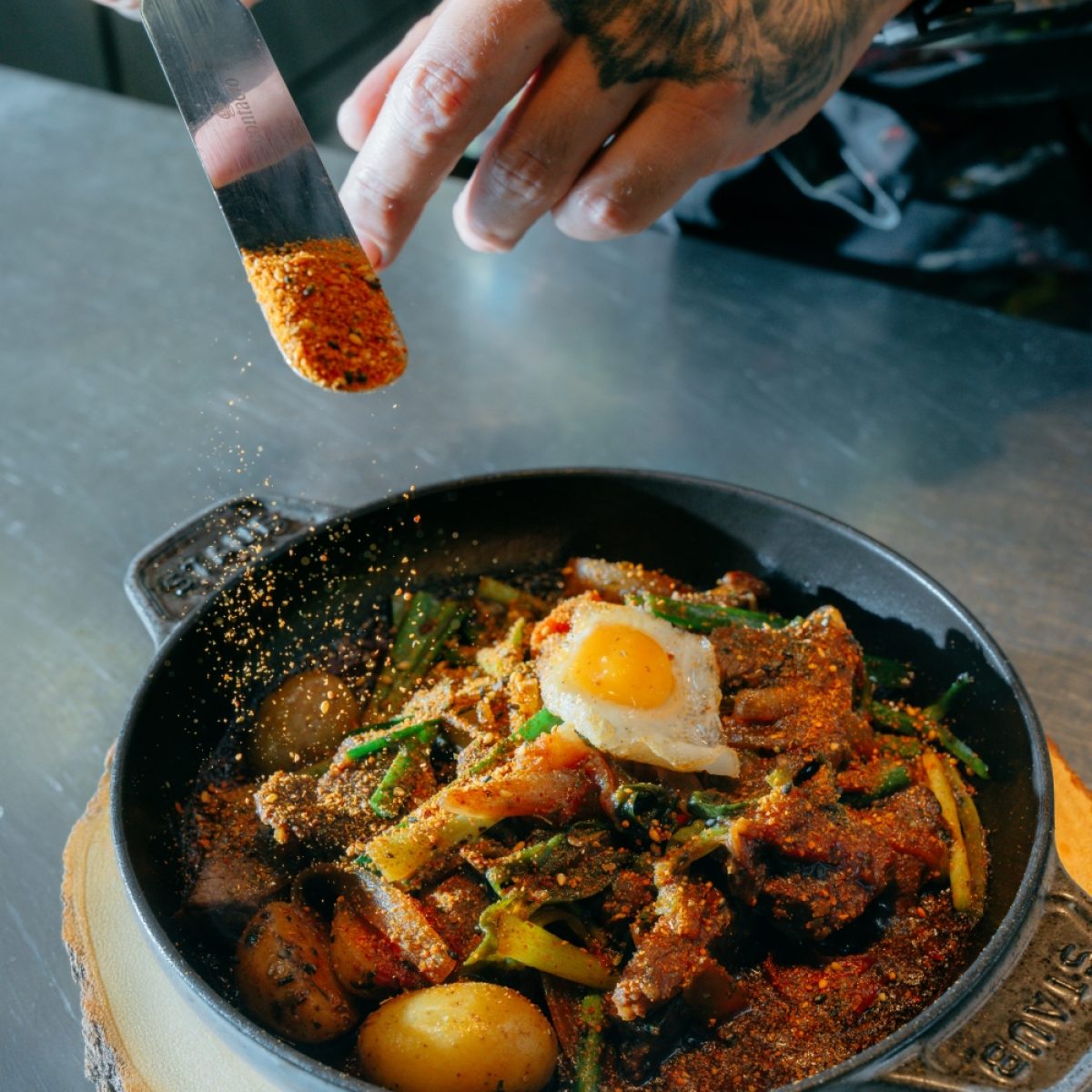 Lomo saltado at Ikka